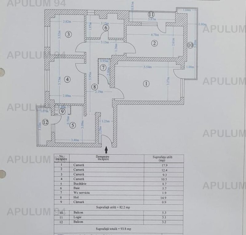 Apartament 4 camere etaj intermediar  Alexandru Obregia - Cultural